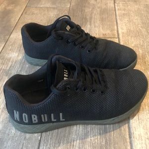 NOBULL SuperFabric Crossfit Trainer Sneakers Black Mens 7 Womens 8.5